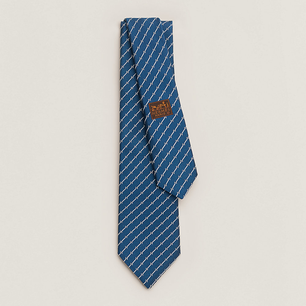 Tie 7 H Quadrige tie | Hermès USA